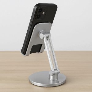 22 Desktop Rotating Phone Stand 360 Degree Spinning Aluminum Cellphone Holder Adjustable Cradle Multi Angle Table Base