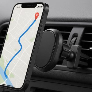 23 Magnetic Car Phone Mount Universal Dashboard Air Vent Cellphone Holder Safe GPS Cradle For iPhone Samsung Black